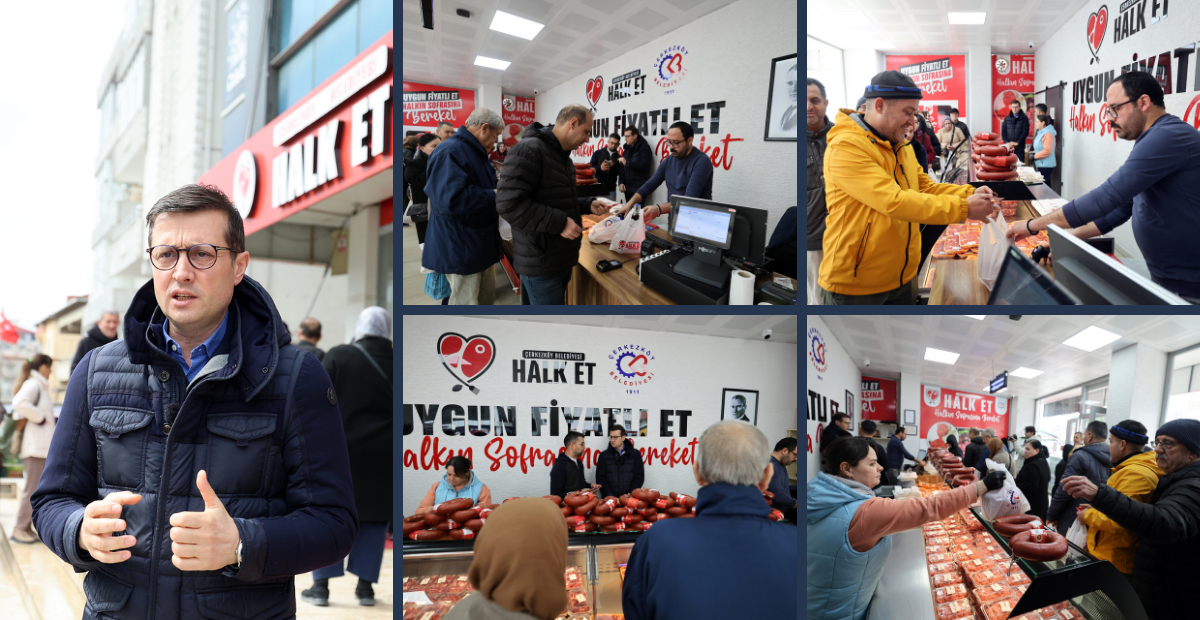 Tekirdağ Çerkezköy’de Halk Et’e Büyük İlgi! Bir Yılda Satılan Et Miktarı Dikkat Çekti