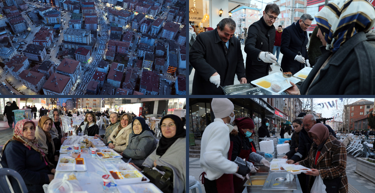 Çerkezköy’de Dev İftar Finali! 7 Bin Kişi Aynı Sofrada Buluştu