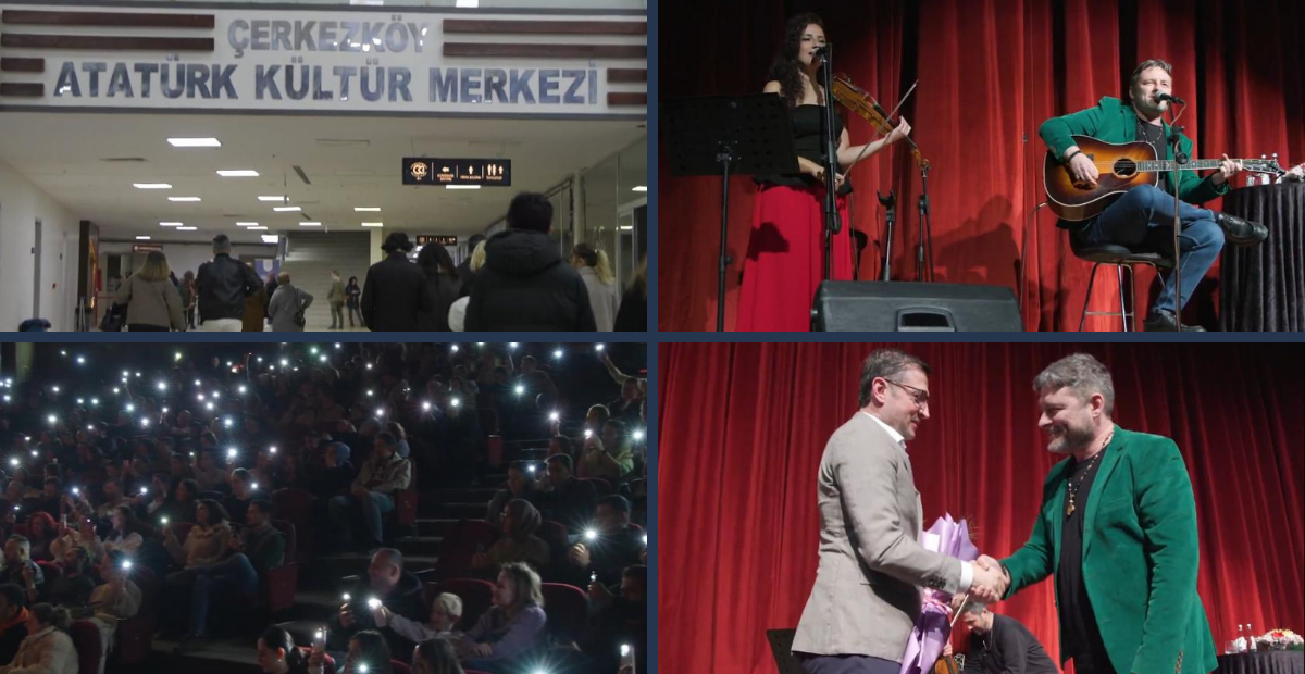 Çerkezköy’de Edebiyat Ve Müzik Büyüsü! “Şairin Şarkıları” Gecesi Unutulmaz Anlara Sahne Oldu