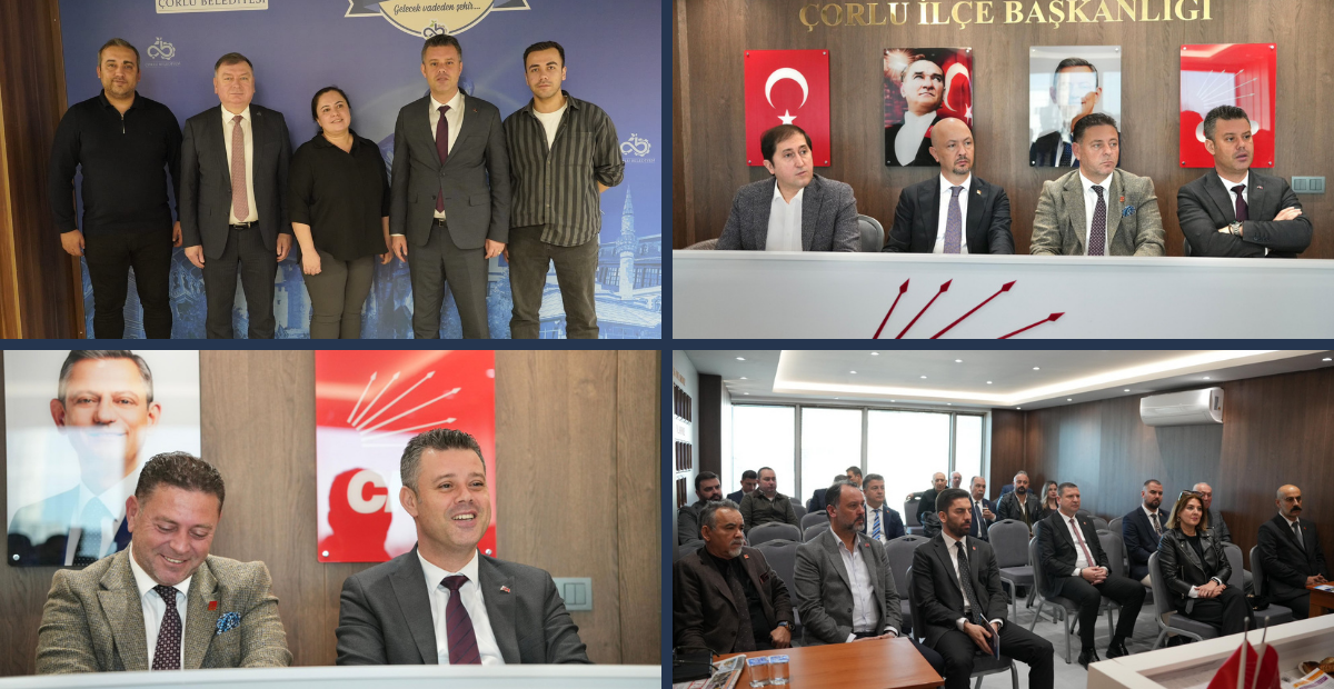 Çorlu Belediye Başkanı Ahmet Başkan Sarıkurt’tan Siyasi ve Uluslararası Temas Trafiği