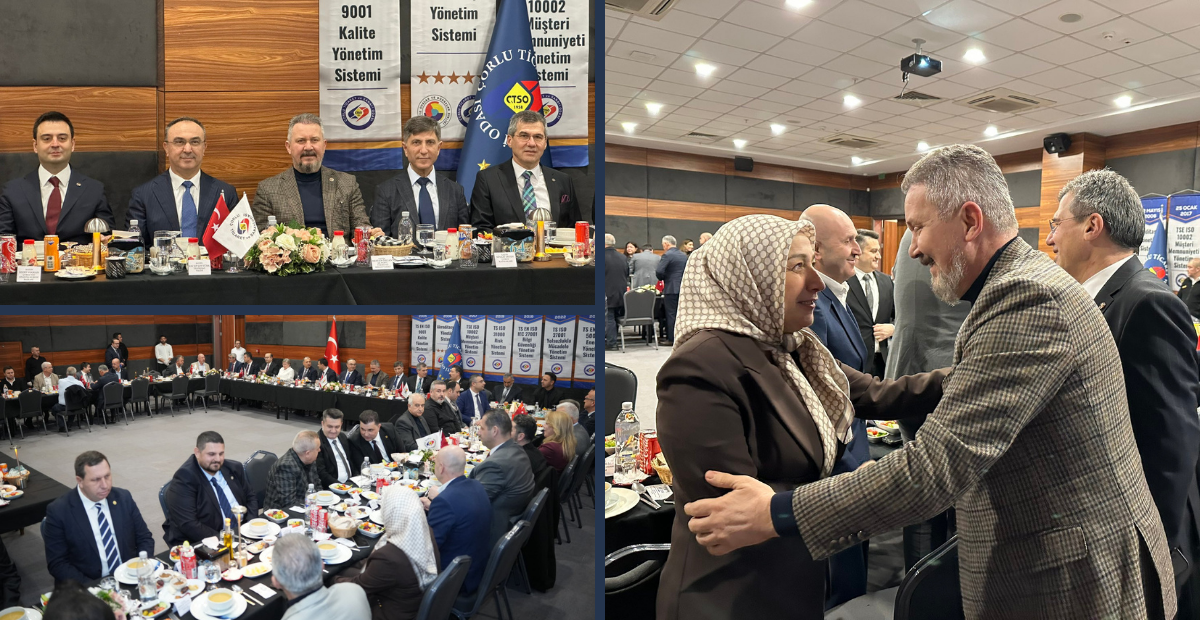 Çorlu’da İftar Buluşması! İş Dünyası Ve Siyaset Aynı Sofrada