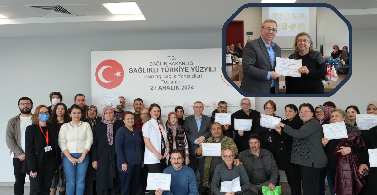 Diyabet Hastaları İçin Umut Veren Eğitim! Mezun Olanlara Sertifikaları Törenle Verildi