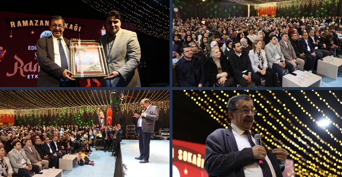 Edirne Selimiye Meydanı’nda Ramazan Coşkusu! Hayati İnanç’tan Zaman Ve Gönül Vurgusu