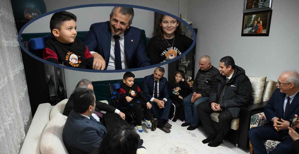 Edirne Valisi Sezer’den SMA Hastası Arel’e Moral Ziyareti