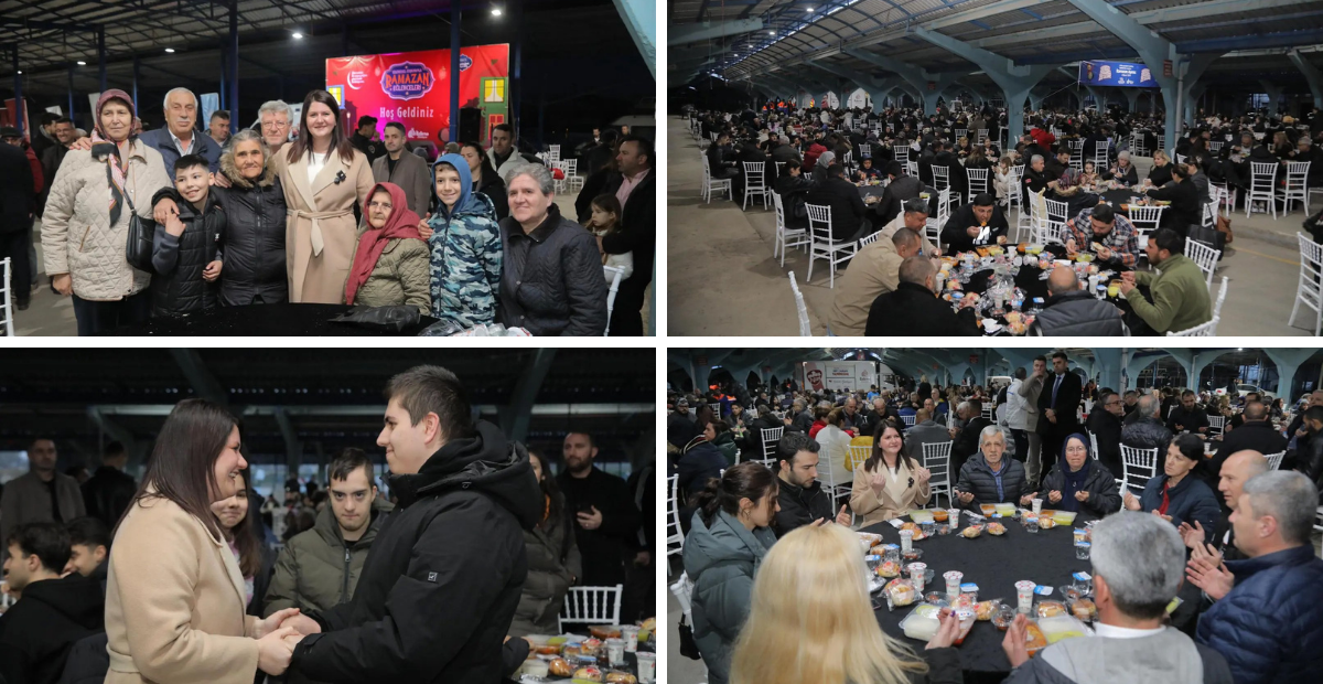 Edirne’de Dev İftar Buluşması! 10 Mahalle Tek Sofrada Bir Araya Geldi