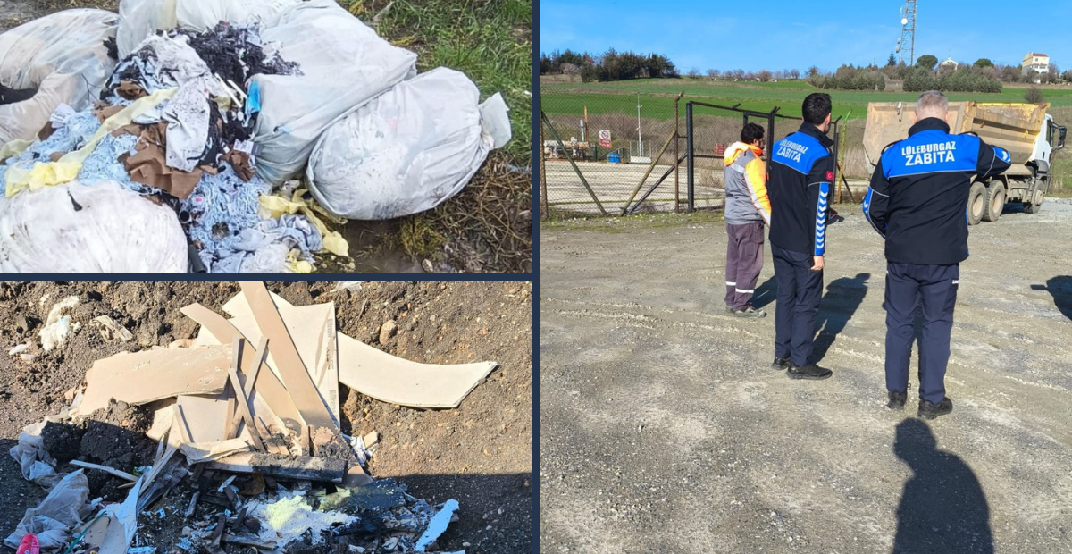 Lüleburgaz’da Çevreyi Kirletene Ağır Fatura! 1 Haftada 155 Bin TL Ceza Kesildi