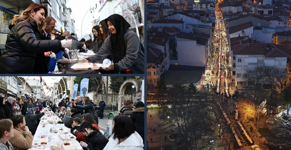 Malkara’da Kadir Gecesi’nde Duygu Dolu Buluşma! Aynı Sofrada Binlerce Gönül Bir Oldu