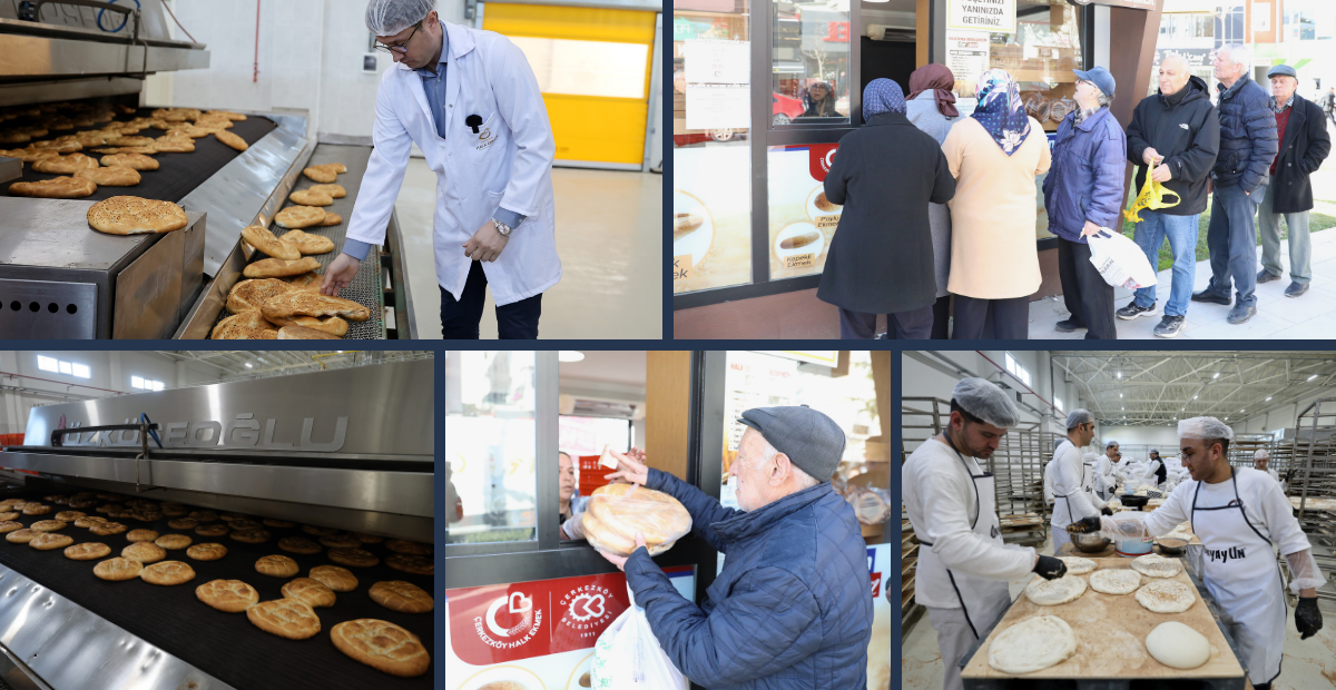 Ramazan’da Müjde! Tekirdağ Çerkezköy’de Halk Pidesi Yine 15 TL’den Satışta