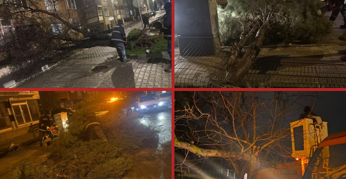 Tekirdağ Çorlu’da Fırtına Alarmı: Belediye Ekipleri Kent Genelinde Seferber Oldu