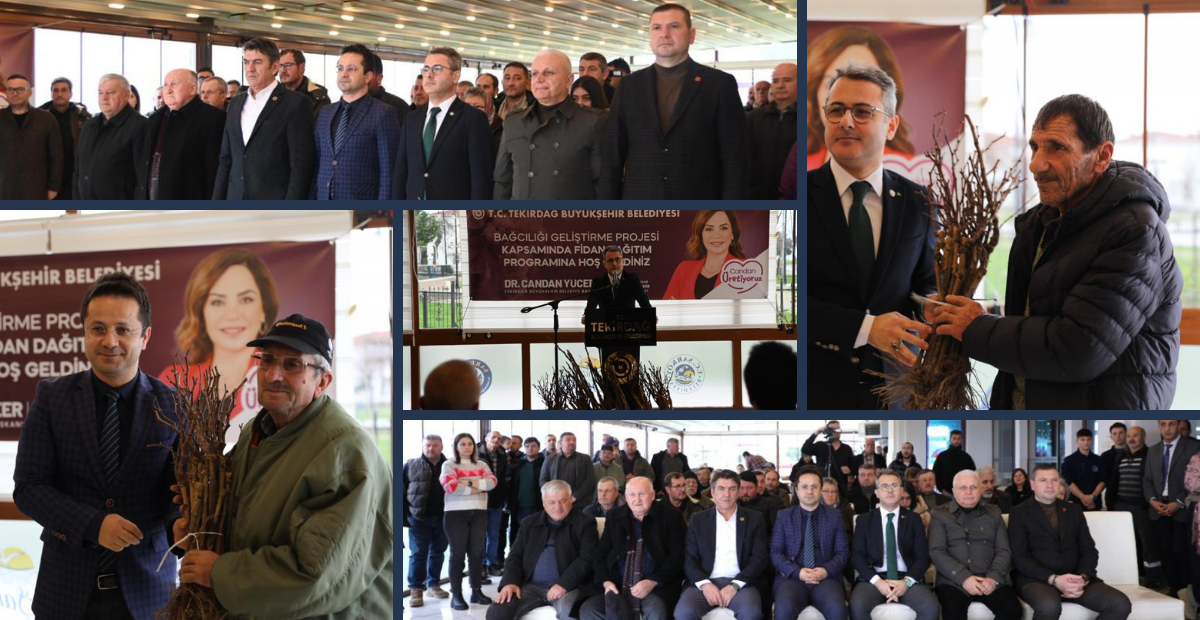 Tekirdağ Şarköy’de Üreticiye Büyük Destek: Binlerce Fidan Toprakla Buluşuyor
