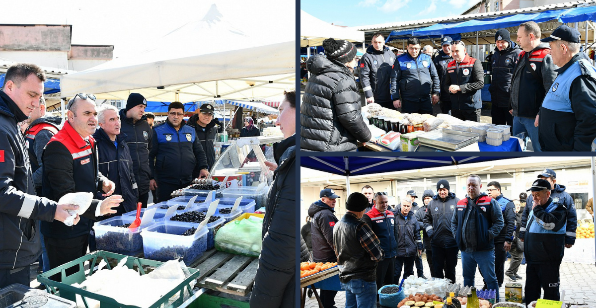 Tekirdağ Malkara’da Pazara Sıkı Denetim! Zabıta Ve Tarım Ekipleri Tezgâhları Tek Tek İnceledi