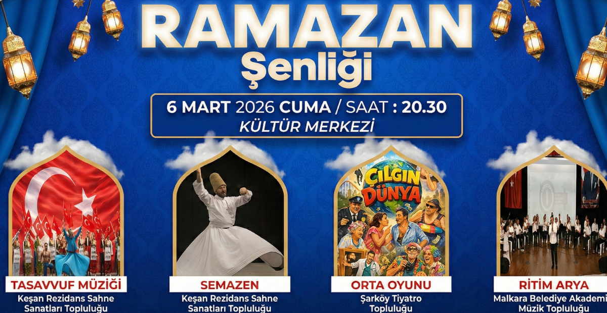 Tekirdağ Malkara’da Ramazan Coşkusu: Şenlikte Buluşma Zamanı