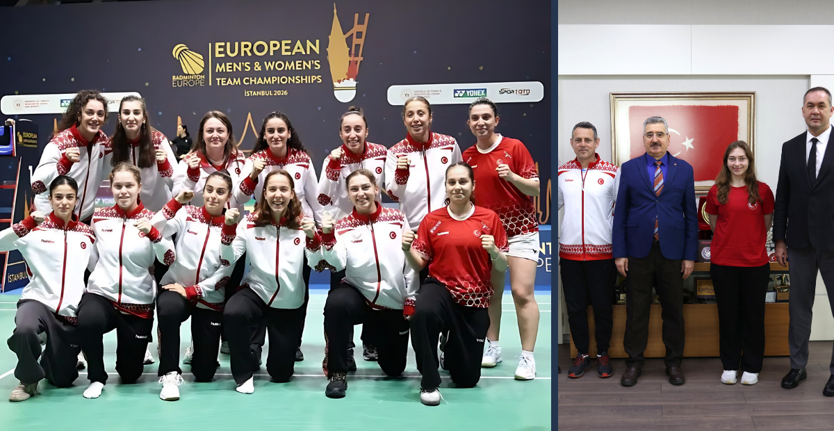 Tekirdağ NKÜ Sporcusunun Avrupa Başarısı! Milli Takım İlk Kez Kürsüde