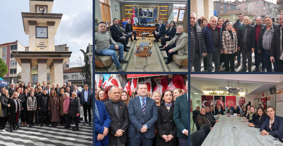 Tekirdağ Saray’da CHP Milletvekili İlhami Özcan Aygun'dan Yoğun Mesai