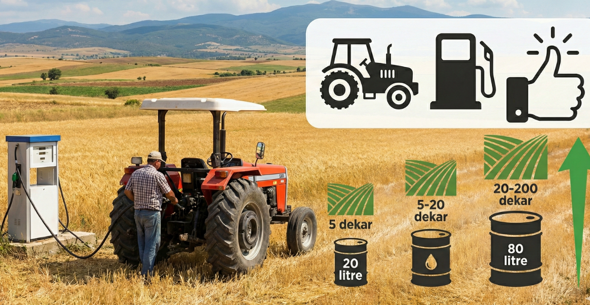 Tekirdağ’da Çiftçiye Mazot Desteği! Başvurular Başladı