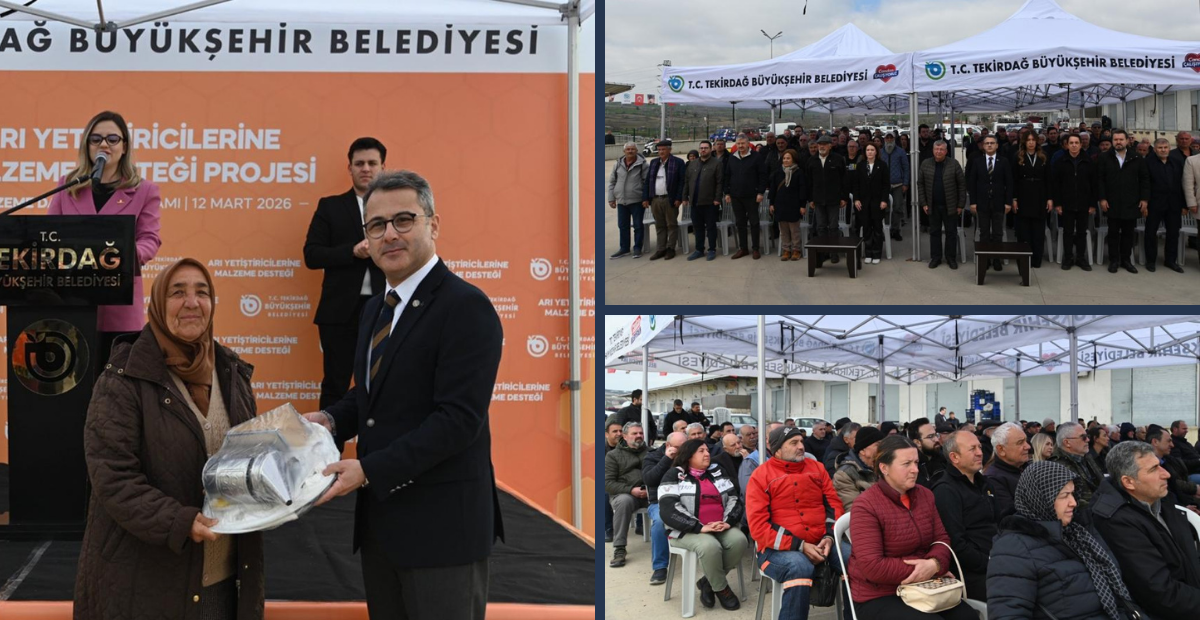 Tekirdağ’da Arıcılara Büyük Destek: Yüzlerce Üreticiye Ekipman Dağıtıldı!