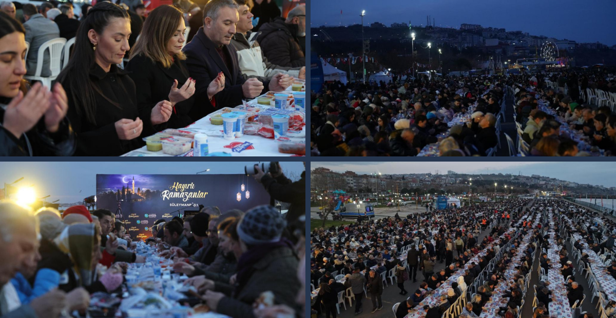 Tekirdağ’da Dev İftar Buluşması! 11 İlçeyi Birleştiren Ramazan Sofraları Süleymanpaşa’da Tamamlandı