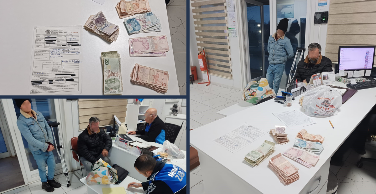 Tekirdağ'da Kırmızı Işıkta Dilencilik Operasyonu: Baba Oğul Suçüstü Yakalandı