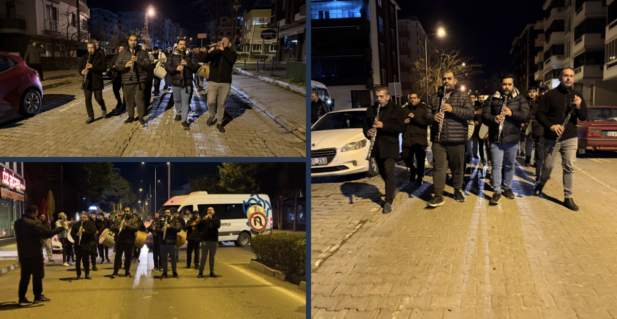 Tekirdağ’da Sahura Marşlı Uyanış! Sokaklarda Ramazan Coşkusu