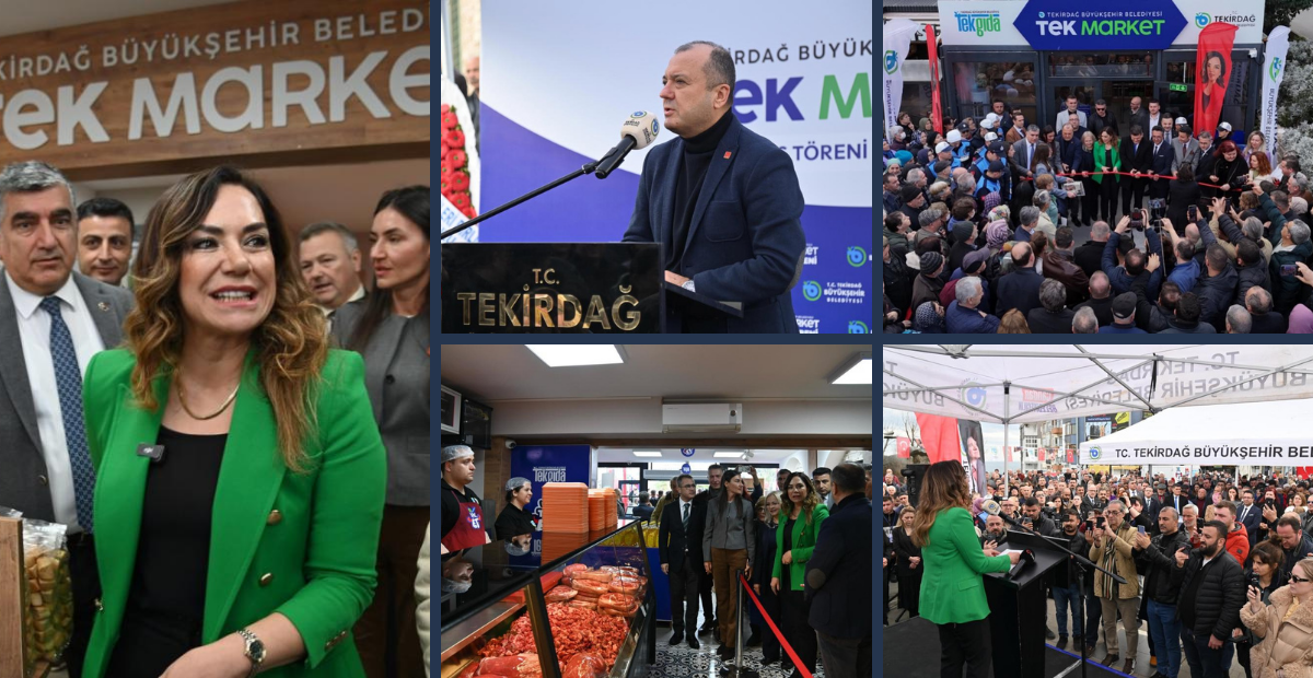 Tekirdağ’da Yeni Dönem! TEK Market Kapılarını Açtı
