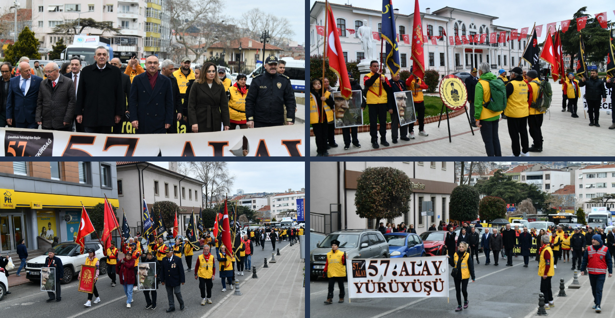 Tekirdağ’dan Çanakkale’ye Vefa Yürüyüşü Başladı: 57. Alay İçin Tarihi Uğurlama